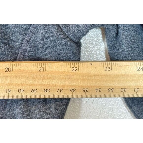 Pact Organic Zip Up Charcoal Fleece Hoodie Sweatshirt Charcoal Women's XL - Picture 9 of 9